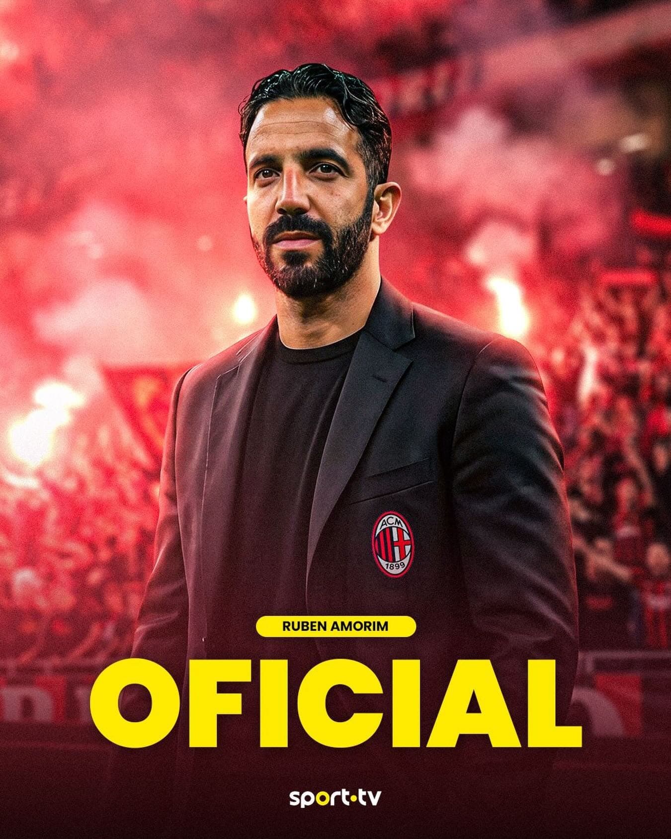 Ruben Amorim é o novo treinador do AC Milan