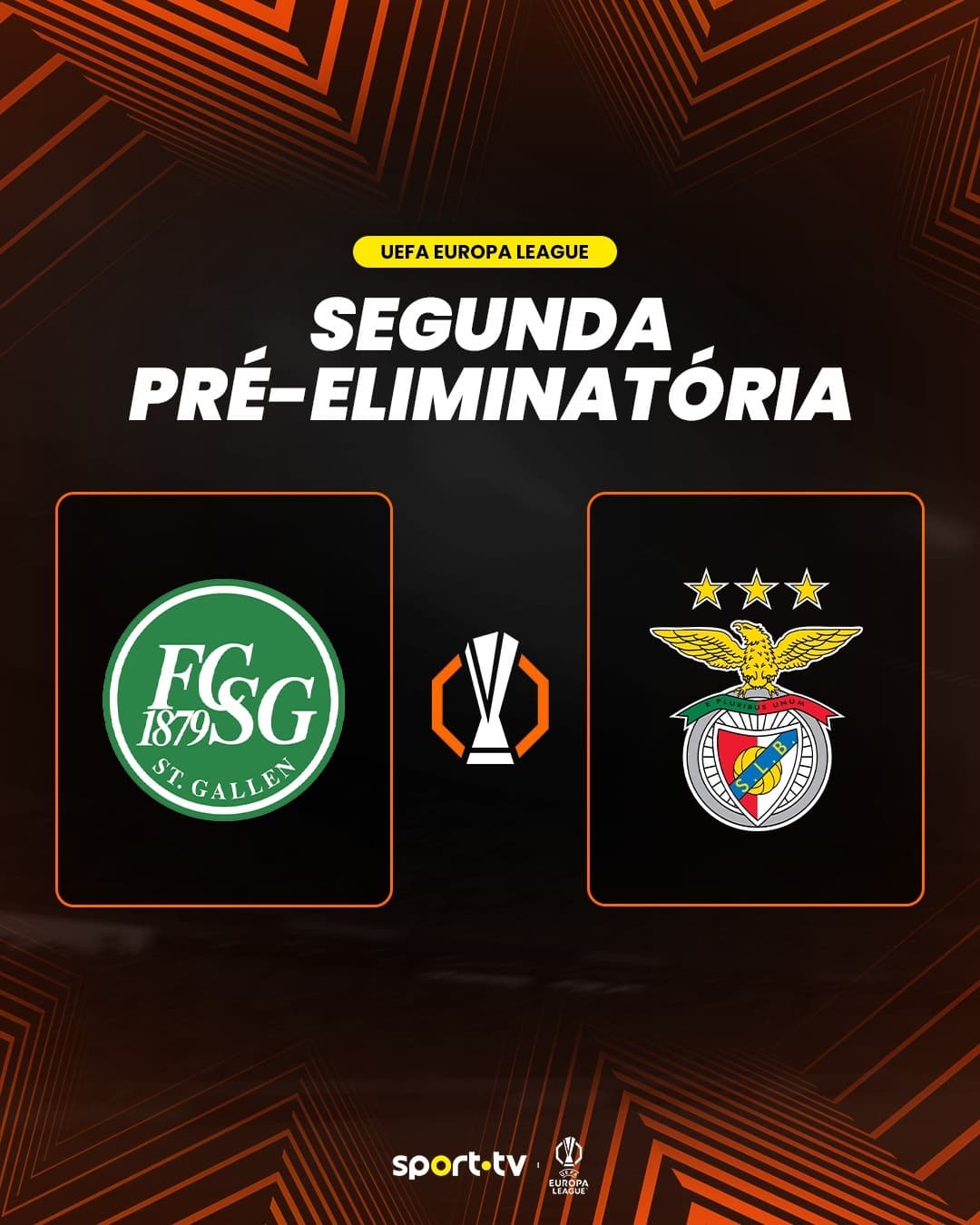SL Benfica enfrenta FC St. Gallen na UEFA Europa League